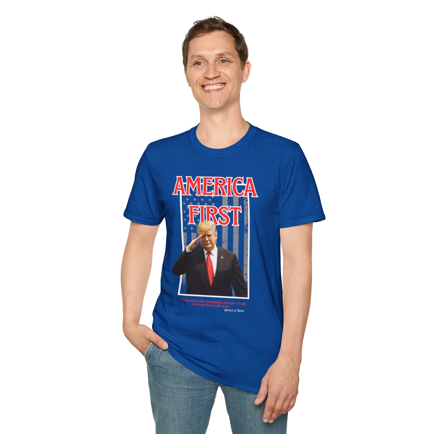 America First | Political Statement Tee