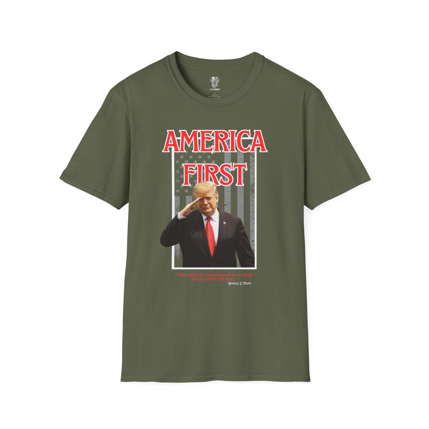 America First | Political Statement Tee