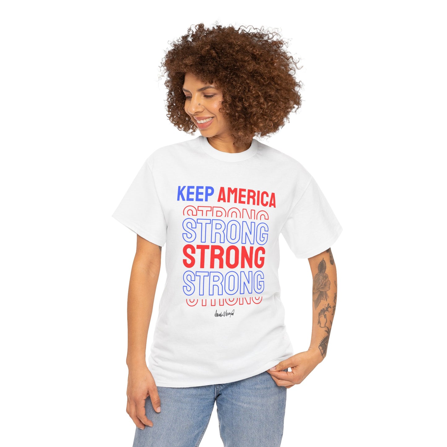 Keep America Strong | Political Statement Tee